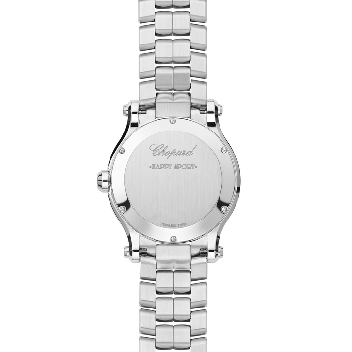 Chopard Happy Sport - 278582-3008 – Quarzwerk – blau - 36 mm - Damenuhr
Edelstahl Gehäuseboden