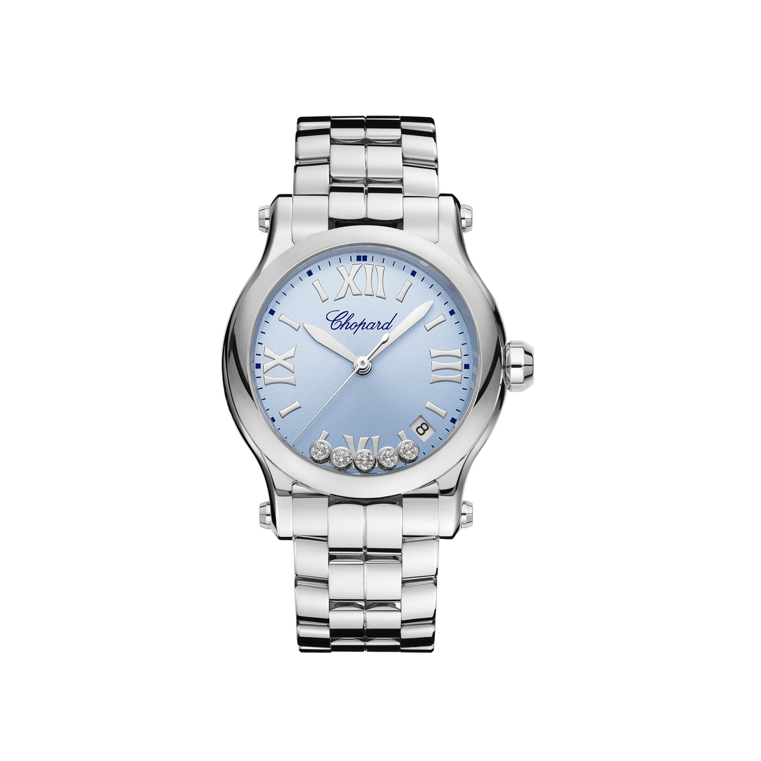 Chopard Happy Sport - 278582-3008 – Quarzwerk – blau - 36 mm - Damenuhr
