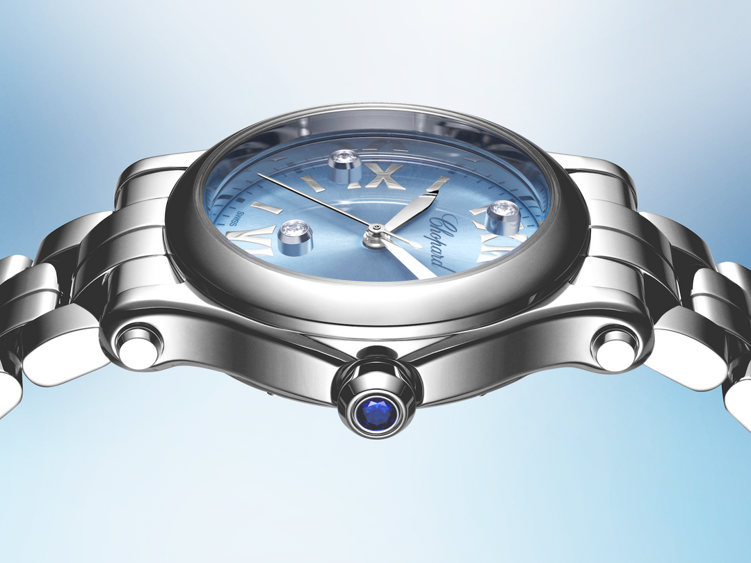 Chopard Happy Sport - 278582-3008 – Quarzwerk – blau - 36 mm - Damenuhr
