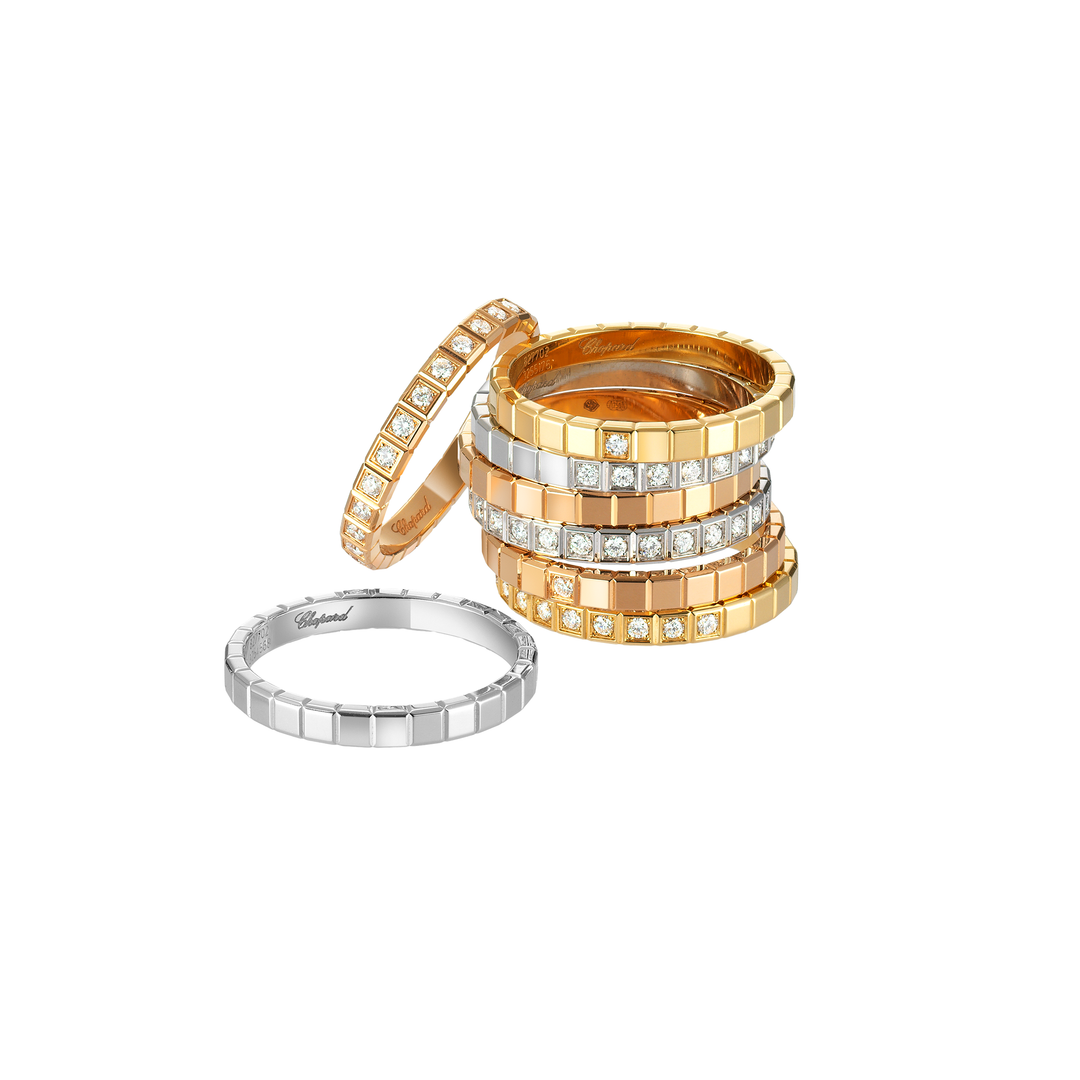 Chopard - Ring - Ice Cube - 827702-0289 - Gelbgold und Diamanten - Damenringe 