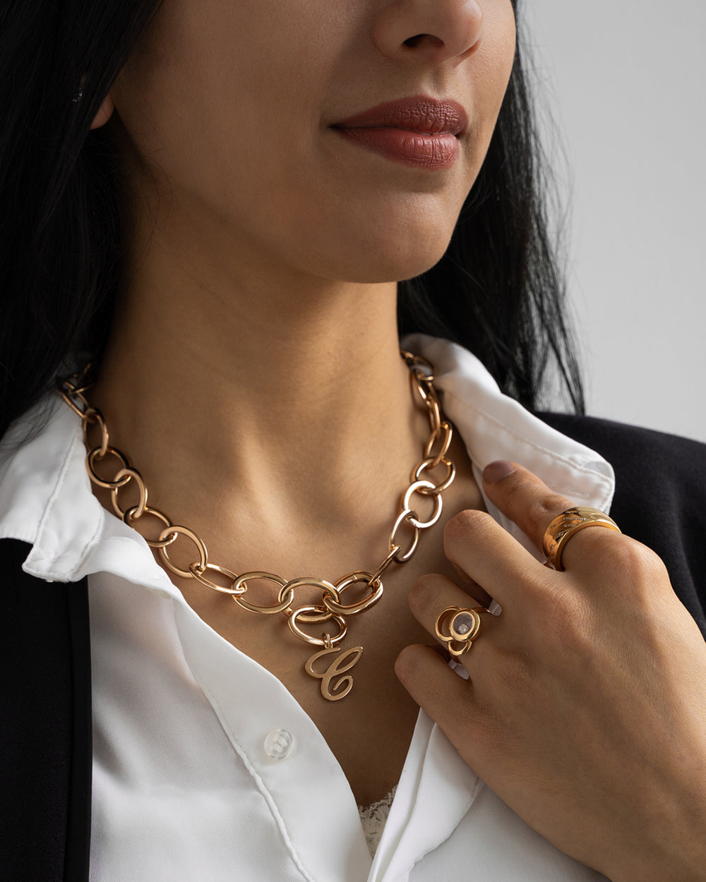 Chopard Collier Les Chaines – 81A140-5001 – Roségold – Kette für Damen