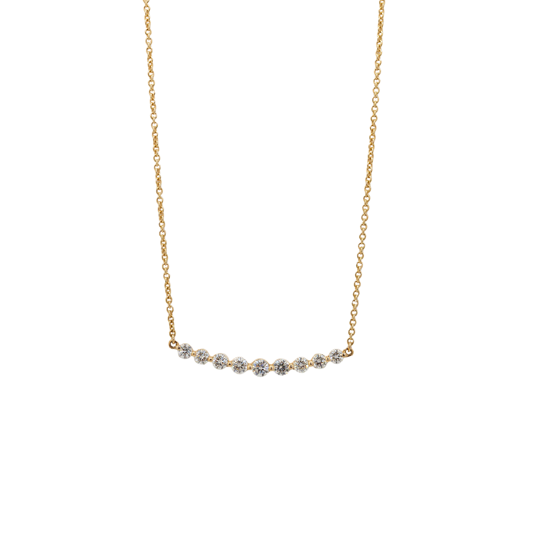 Krebber Halskette - 2313884-9-RG - Roségold - Diamanten - Halskette für Damen