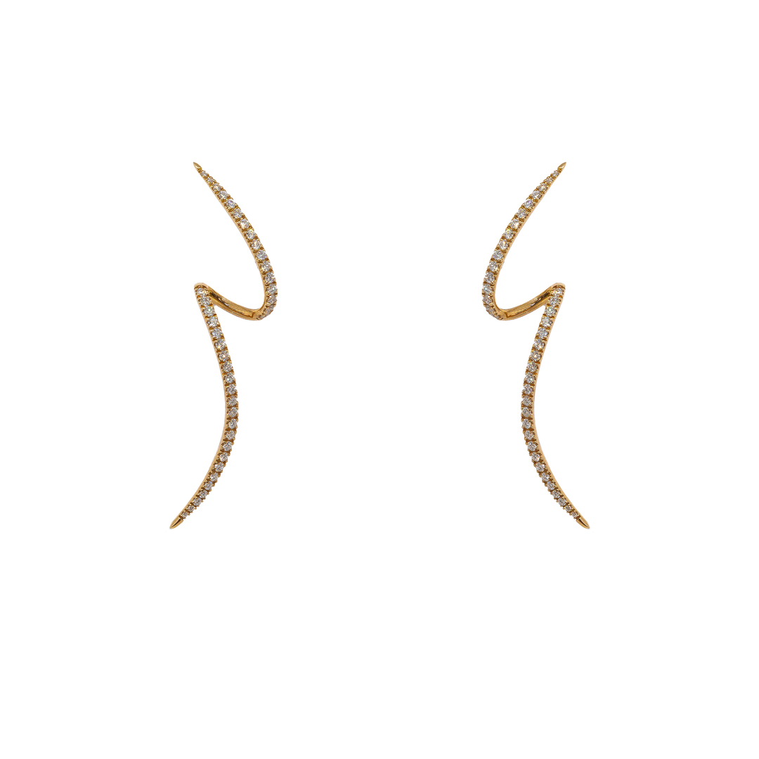 Krebber Ohrhänger - 258-118 - Roségold - Diamanten - Ohrschmuck für Damen