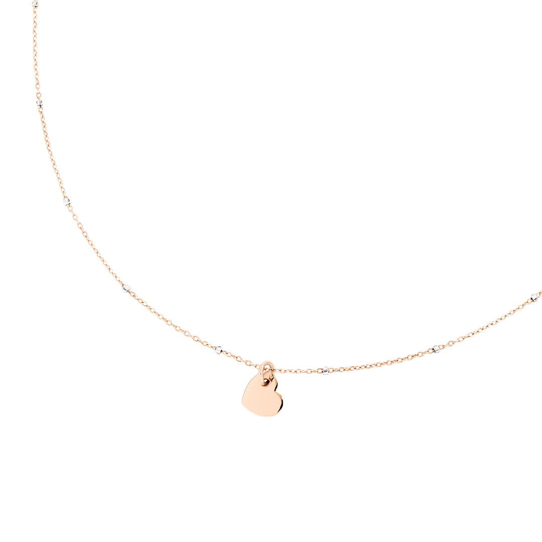 DoDo Halskette - Mini-Herz – DCC4003_HEART_0009R – Roségold - Halskette für Damen - Herz Anhänger