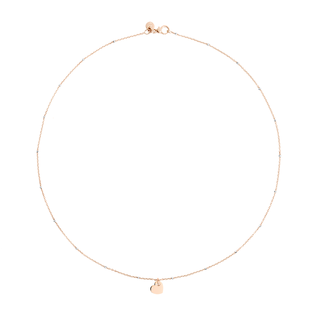 DoDo Halskette - Mini-Herz – DCC4003_HEART_0009R – Roségold - Halskette für Damen