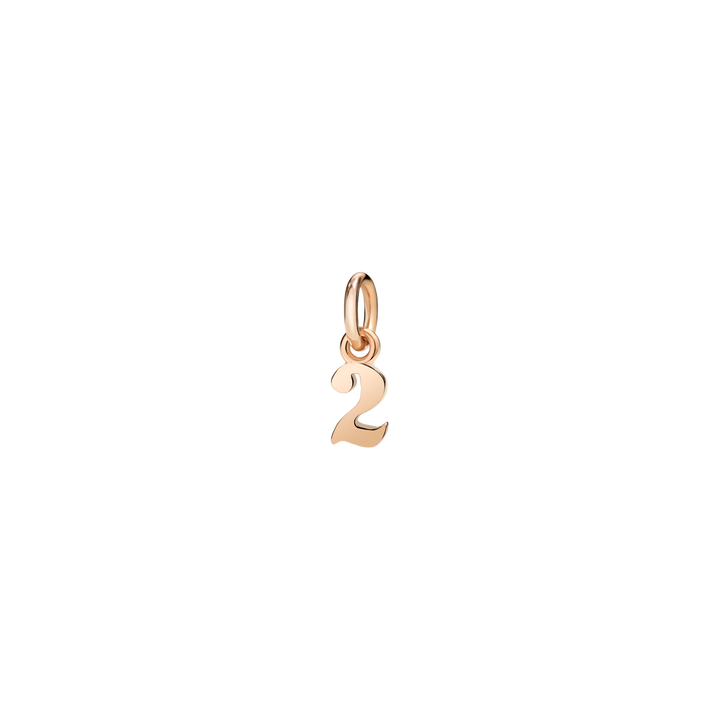 Anhänger von DoDo aus der Numbers-Kollektion mit der Referenz DMB4022_NUM2S_0009R aus Roségold