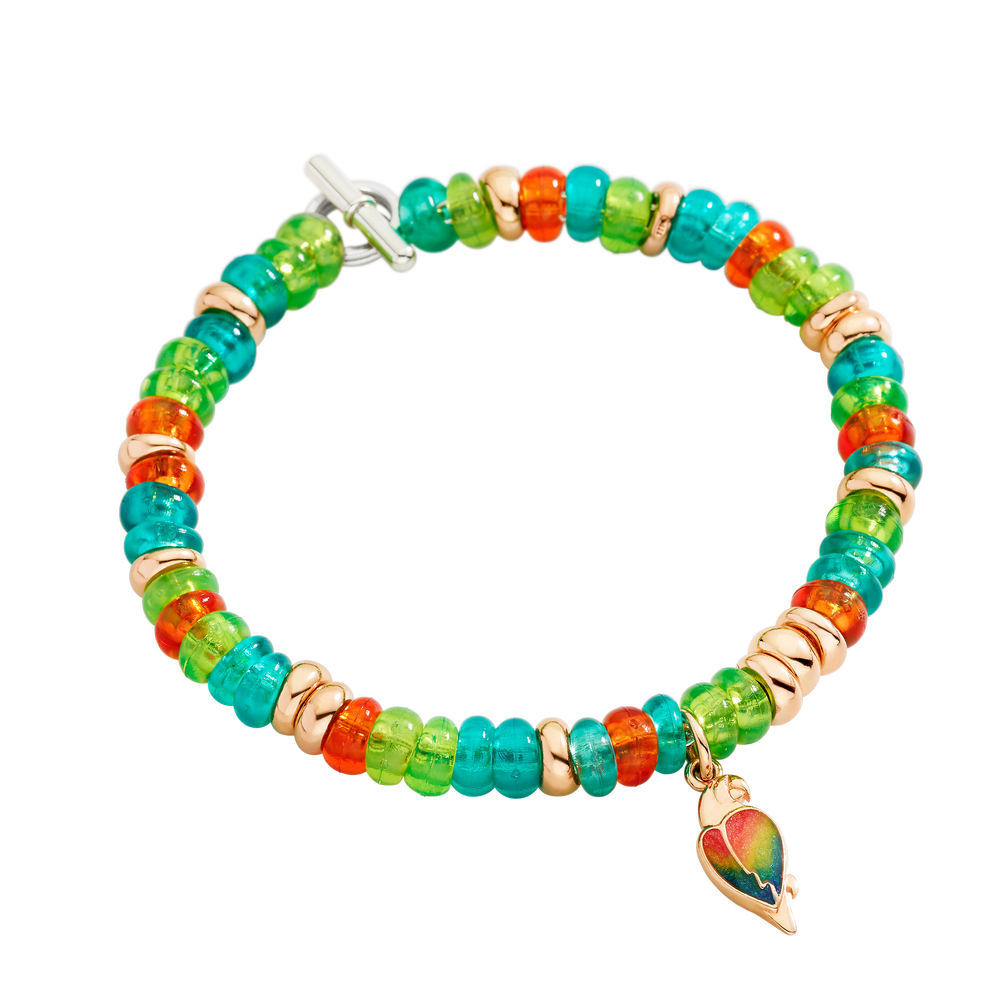 DoDo Armband - Rondelle – DBC5003_RONDE_VERAG – Silber, recyceltem Plastik – Armband für Herren- und Damen bei Juwelier Krebber