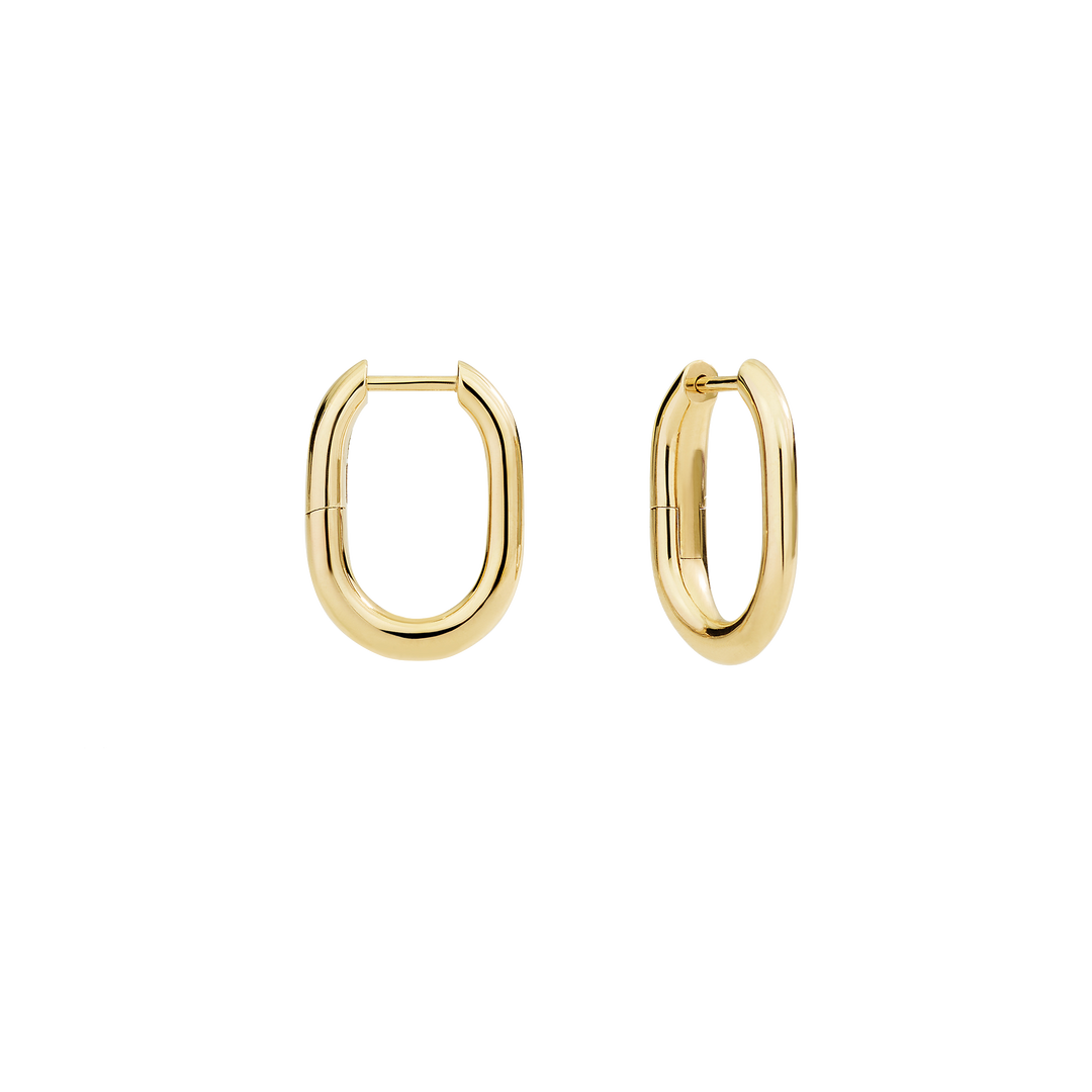 Dodo Essentials Creolen  DOC6001-ESSEN-0009G aus poliertem Gelbgold
