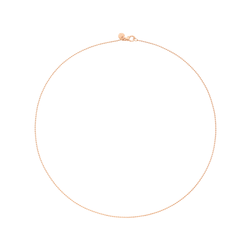 DoDo - Collier - Bollicine - DCB8003-BOLLI-0009R - Roségold - Halsschmuck - 40 cm