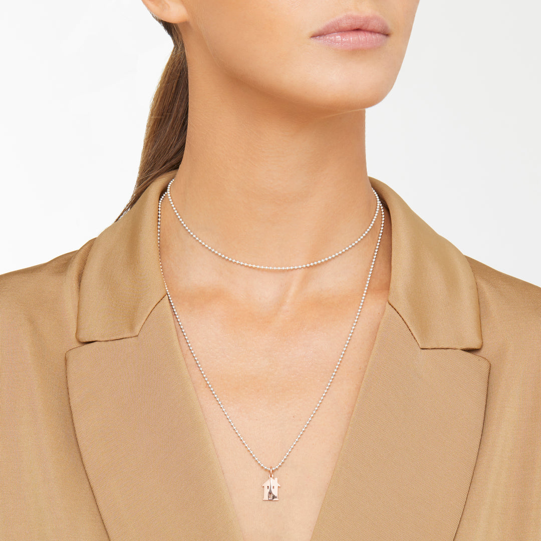Dodo - Charm - Haus – DMB1007_HOUSS_0009R – Roségold - Anhänger
