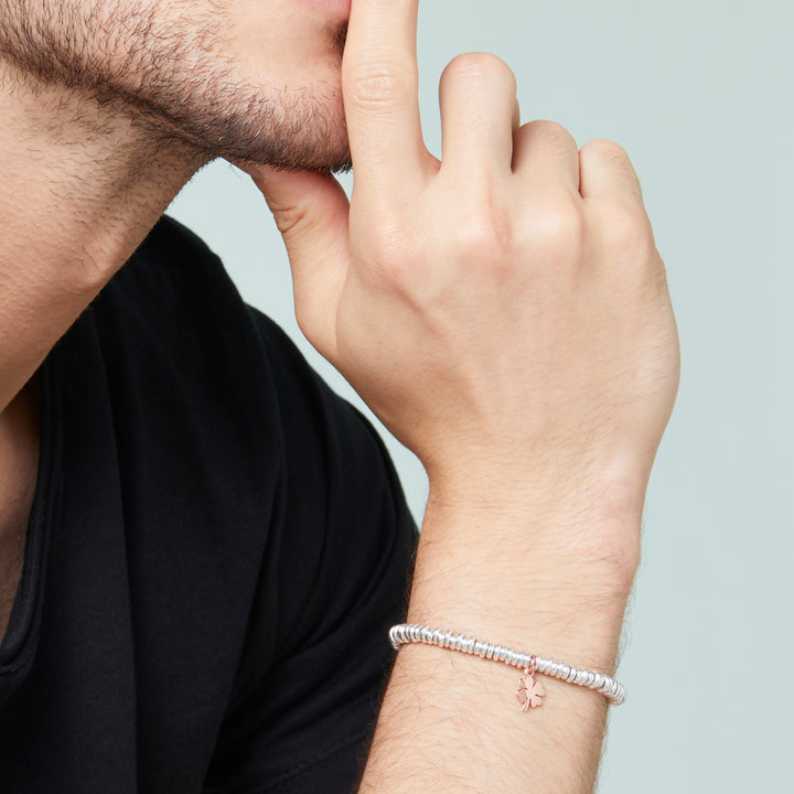 Dodo - Anhänger - Kleeblatt Mini - DMB-9034-FOURS-0009R - Roségold - Armschmuck für Herren