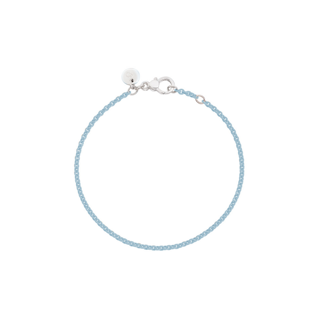 DoDo Armband - Essentials hellblau – DB/AT/17 – silber – Armband für Herren und Damen