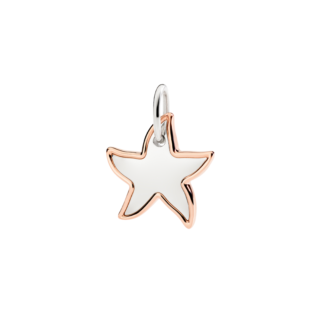 Dodo Anhänger DMC5023-STARL-0009R Stern in XL aus Roséold und Silber