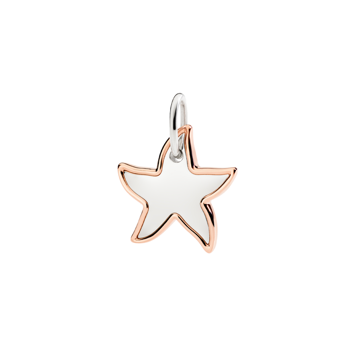 Dodo Anhänger DMC5023-STARL-0009R Stern in XL aus Roséold und Silber