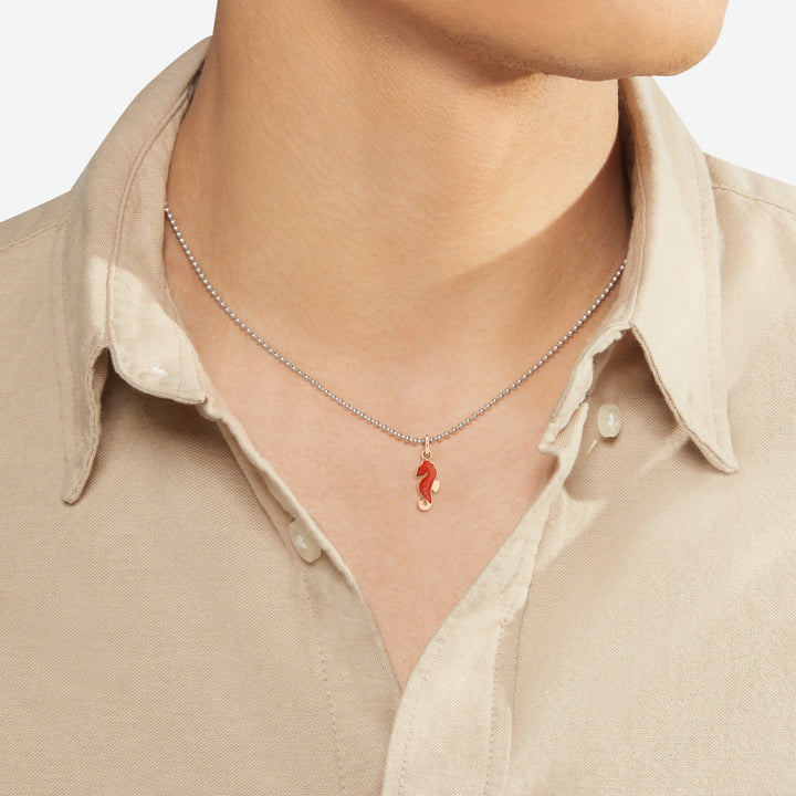 DoDo Anhänger - Delfin – DMC4006_SEAHS_EPA9R – Roségold und Emaile mit Perlmutteffekt - Anhänger für Damenbei Krebber