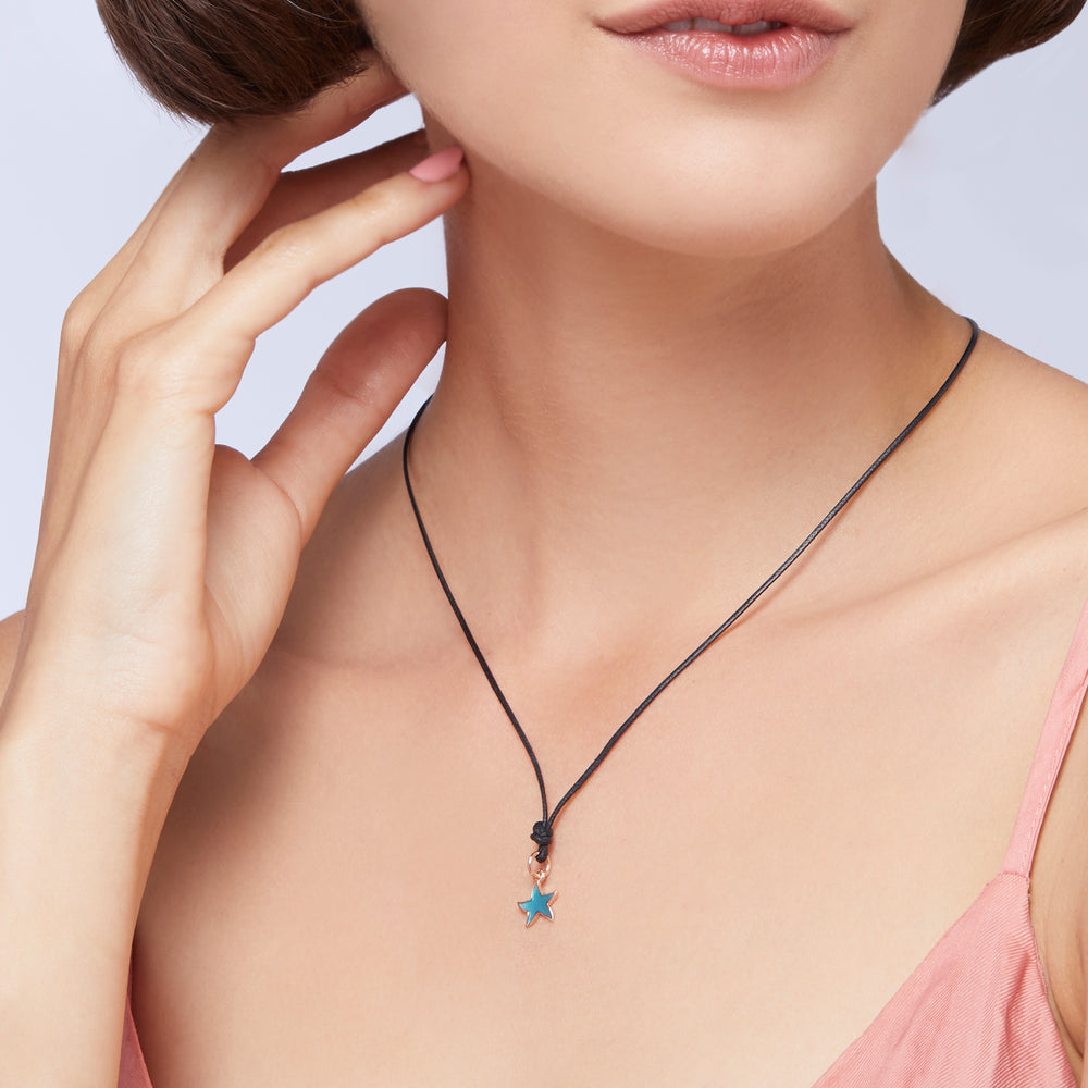 Dodo Anhänger Stellina – DMB7002_STARS_TTR9R– Roségold - Emaile- Anhänger Damen