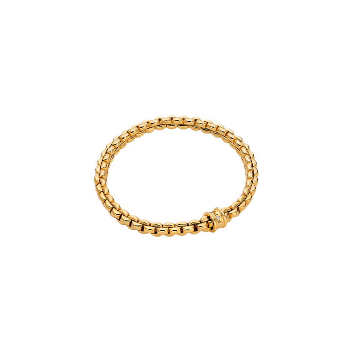 Fope Eka Armband 01M10BX_BB_G_XGX aus Gelbgold mit einem Diamanten.