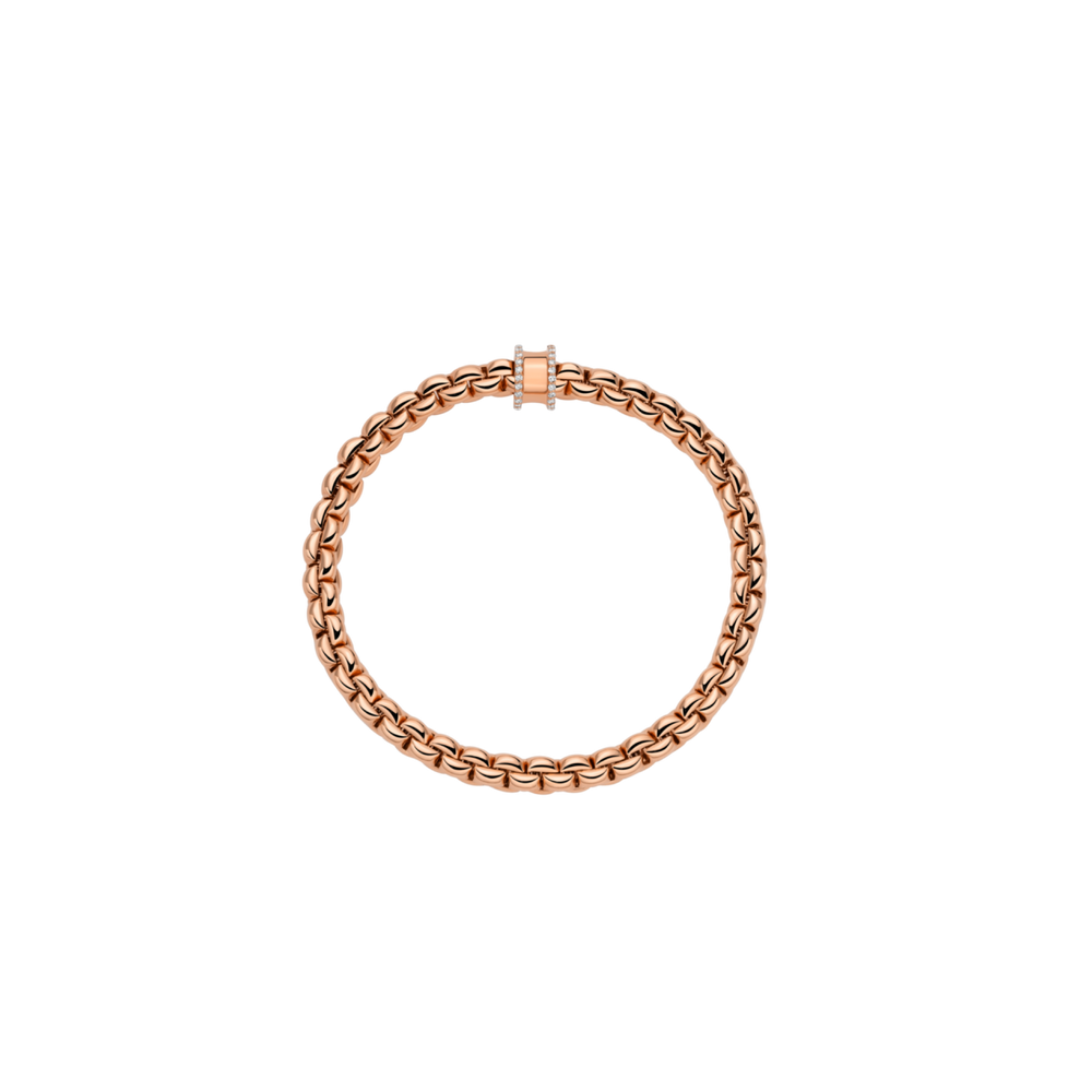 Fope Eka Armband 72810BX_BB_R_XRX aus Roségold und weißen Diamanten
