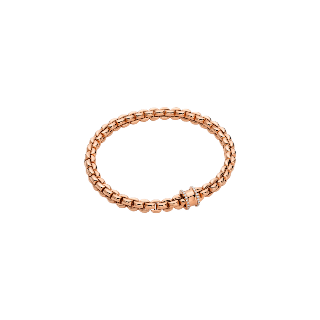 Fope Eka Armband 72810BX_BB_R_XRX aus Roségold und weißen Diamanten