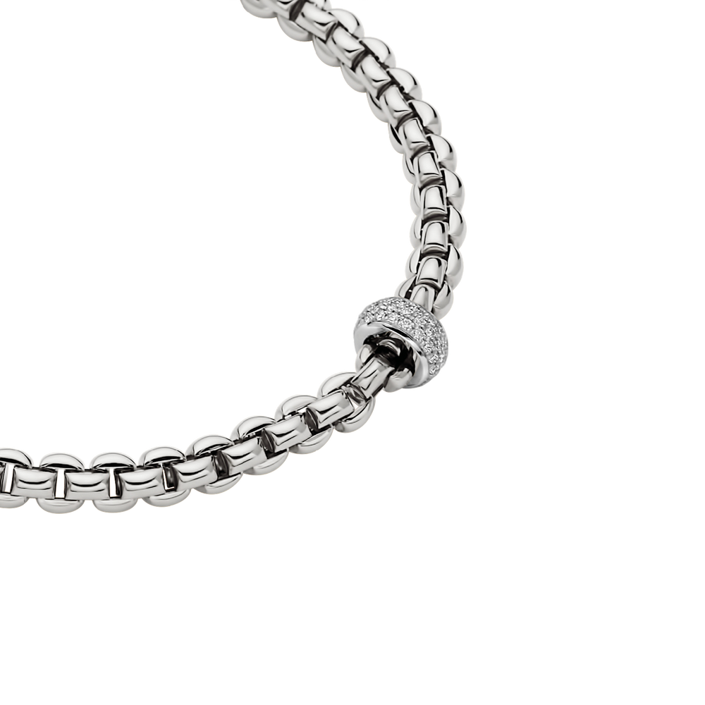 FOPE Eka Kette – 72110CX_PB_R_XBX – Weißgold – Diamanten- Halskette für Damen bei Juwelier Krebber