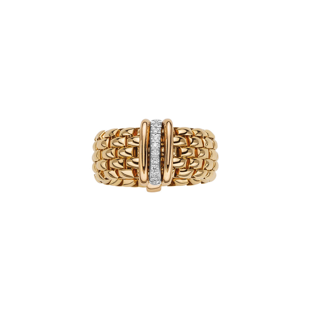 FOPE Panorama Ring - 58704AX_BB_G_GBG - Gelbgold - Diamanten - Damenring bei Juwelier Krebber
