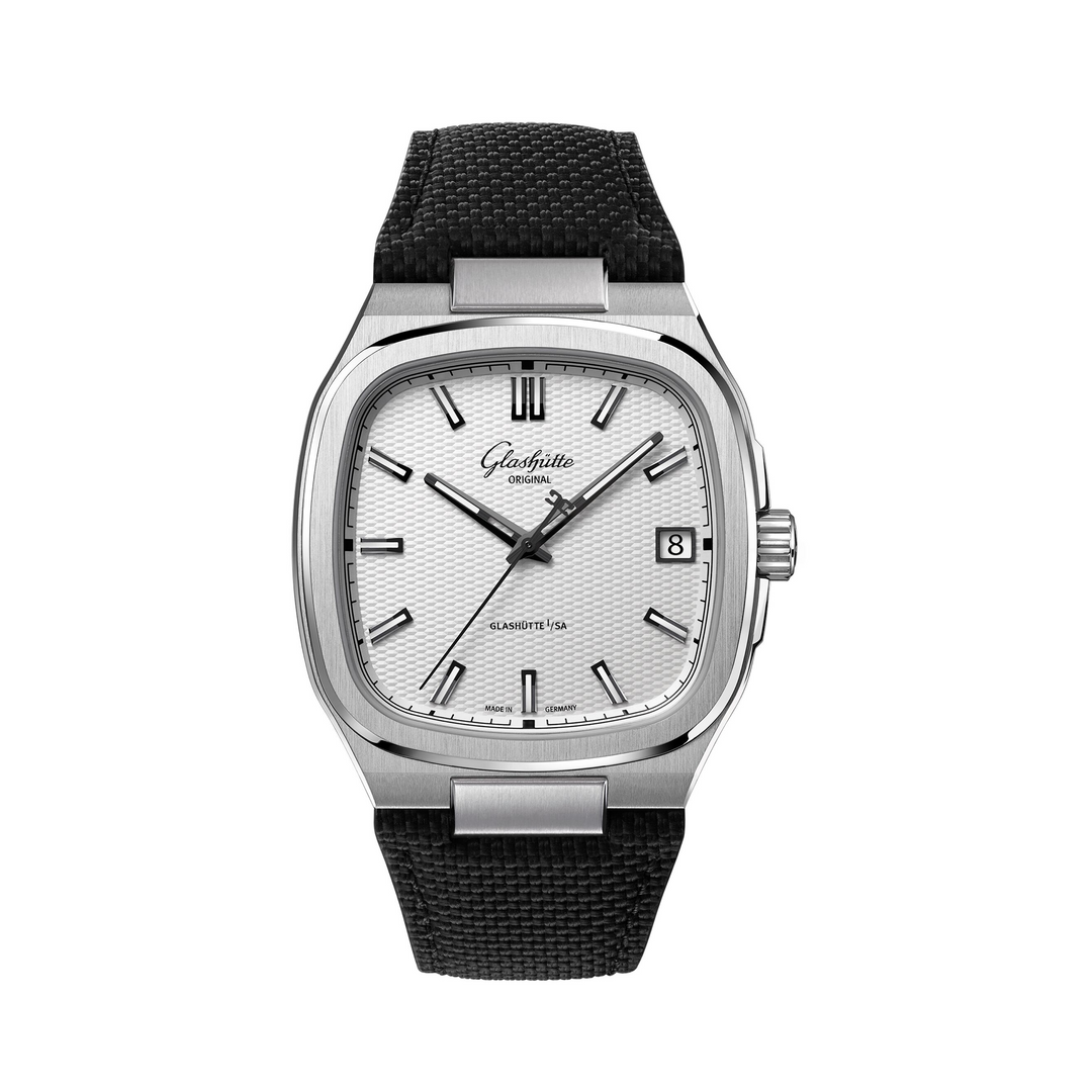 Glashütte Original - 70s - 1-36-11-01-02-66 – Automatikwerk – silber, schwarz - 39 mm x 39 mm - Herrenuhr