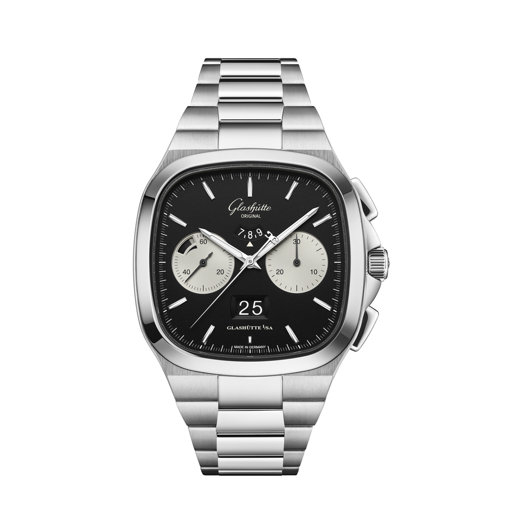 Glashütte Original - Seventies Chronograph XV Limited Edition- 1-37-02-21-02-70 – Automatikwerk – schwarz - 40 x 40 mm - Herrenuhr