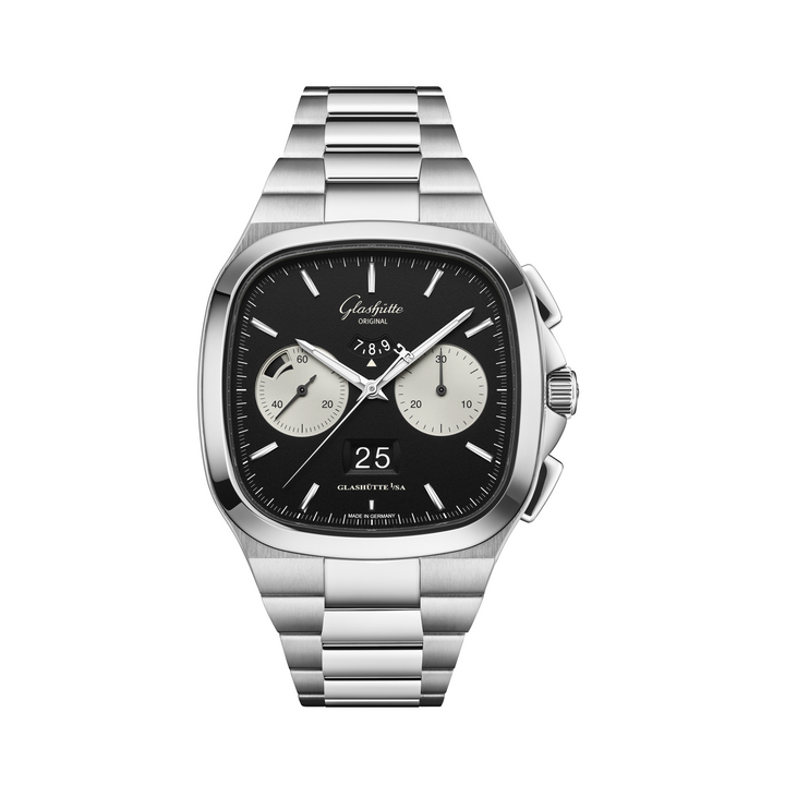 Glashütte Original - Seventies Chronograph XV Limited Edition- 1-37-02-21-02-70 – Automatikwerk – schwarz - 40 x 40 mm - Herrenuhr