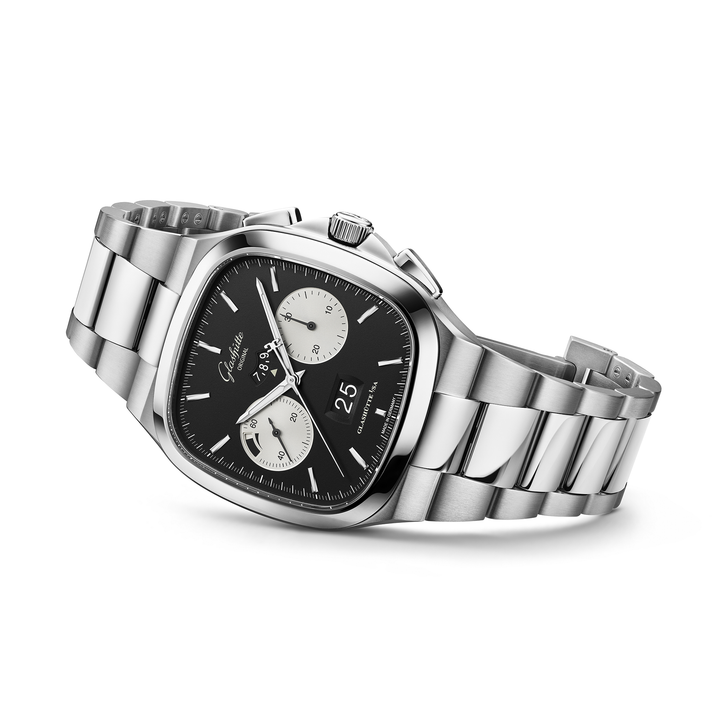 Glashütte Original - Seventies Chronograph XV Limited Edition- 1-37-02-21-02-70 – Automatikwerk – schwarz - 40 x 40 mm - Herrenuhr in Mönchengladbach kaufen