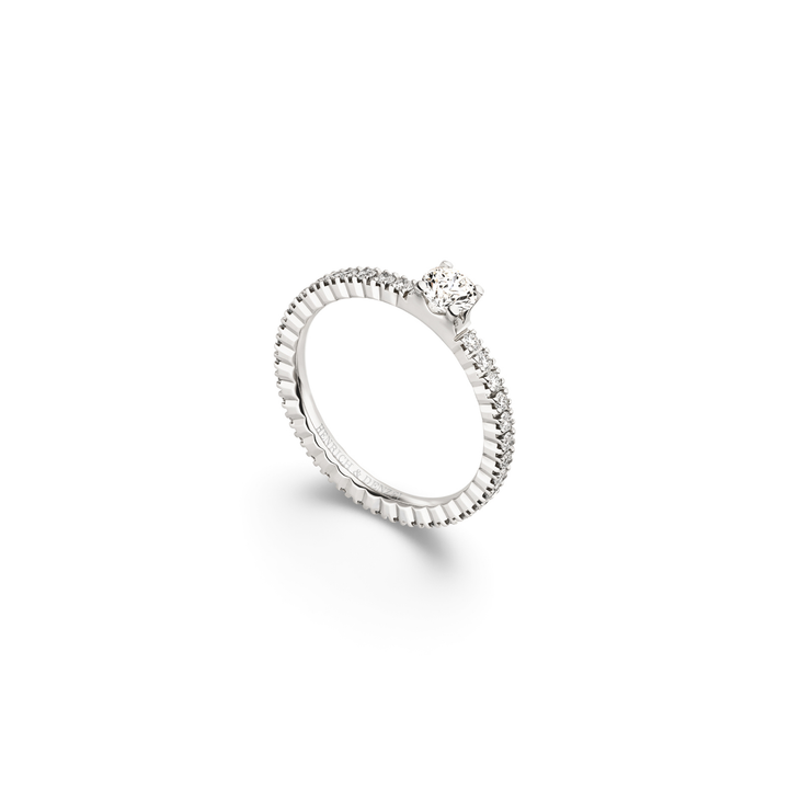 Henrich & Denzel - Verlobungsring Solana Solitär Memoire – PS004.03000 – Platin – Diamanten - Verlobungsring für Damen bei Juwelier Krebber