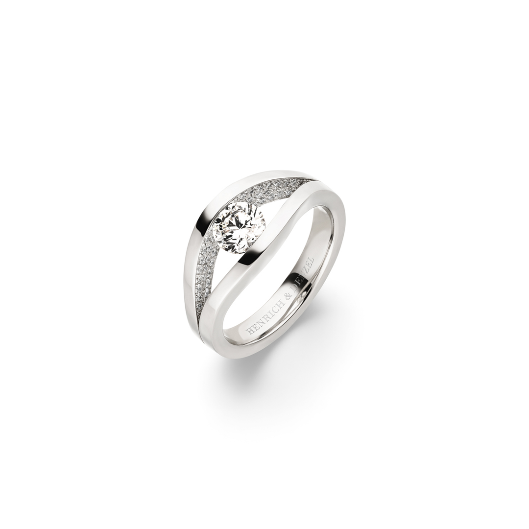 Henrich & Denzel - Ring Tensio – P7502.07000 – Platin – Diamanten - Ring für Damen