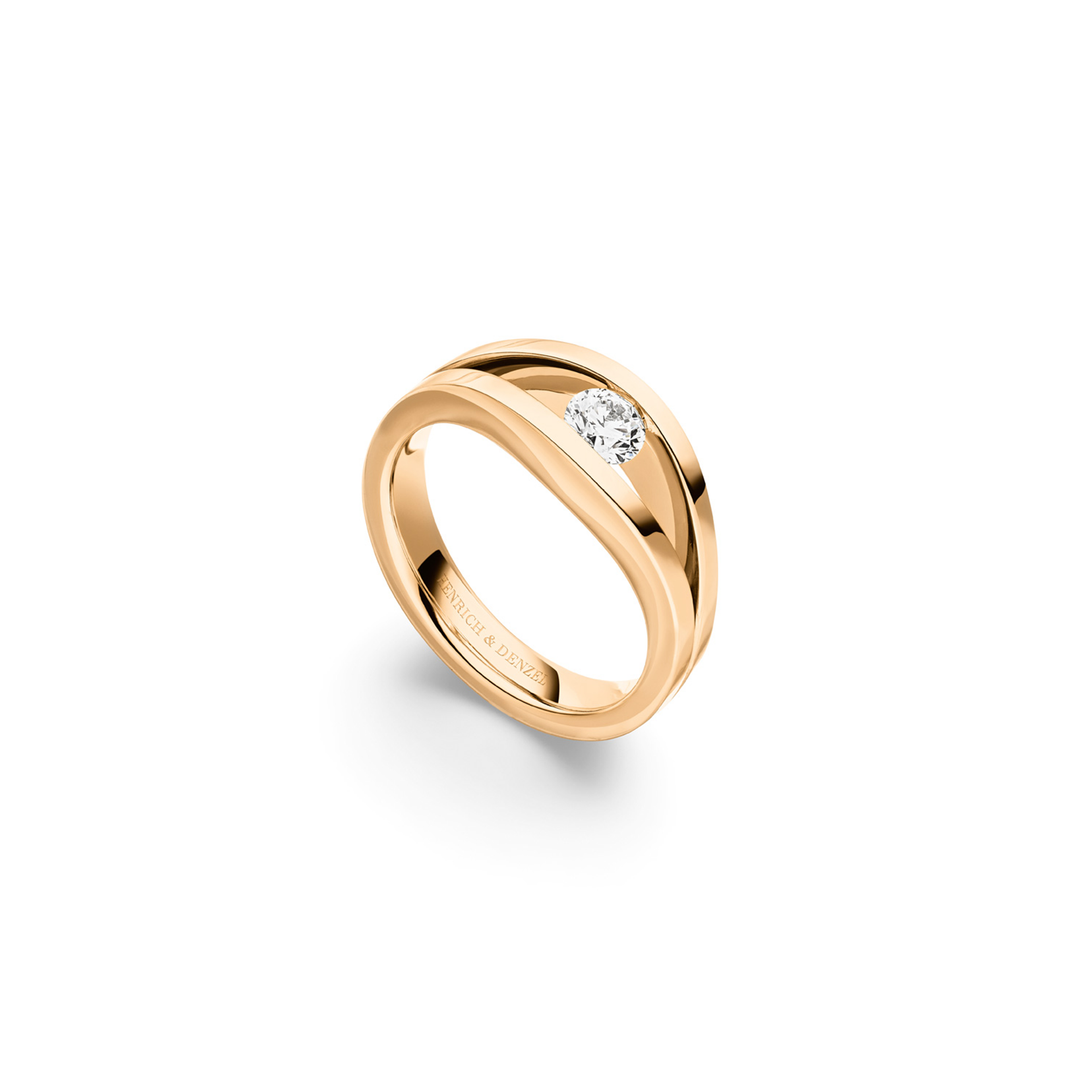 Henrich & Denzel - Ring Tensio – R7500.02000 – Roségold – Diamant - Ring für Damen bei Juwelier Krebber