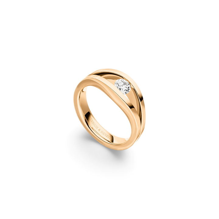 Henrich & Denzel - Ring Tensio – R7500.02000 – Roségold – Diamant - Ring für Damen bei Juwelier Krebber