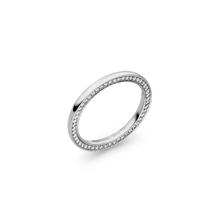 Henrich & Denzel - Vorsteckring. Edler Begleiter – PB004.15000 – Platin – Diamanten - Beisteckring für Damen