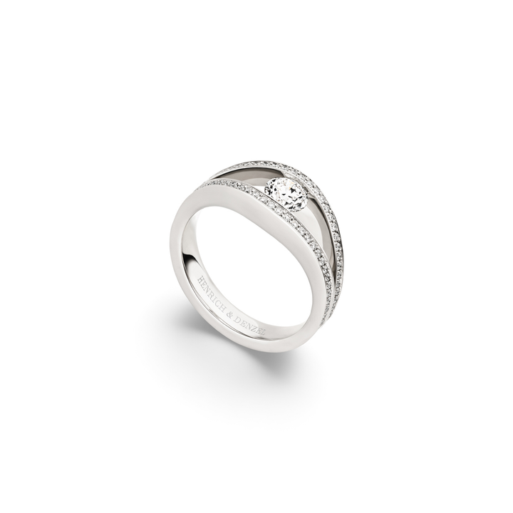 Henrich &amp; Denzel - Ring Tensio – P7501.05000 – Platin – Diamanten - Ring für Damen bei Juwelier Krebber in Mönchengladbach
