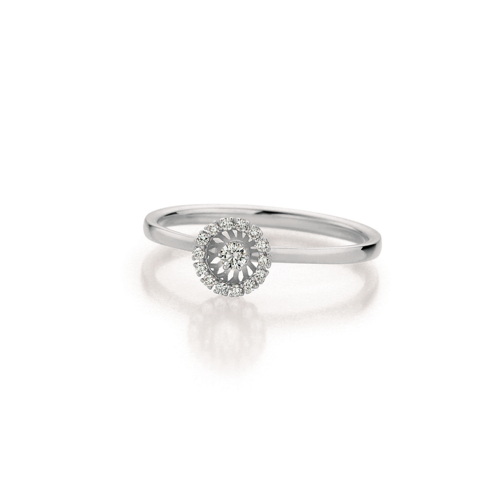 Jörg Heinz Swing Boho Ring &nbsp;– SR01.1-2.3 750 1 00124 – Weißgold – Diamanten - Damenring