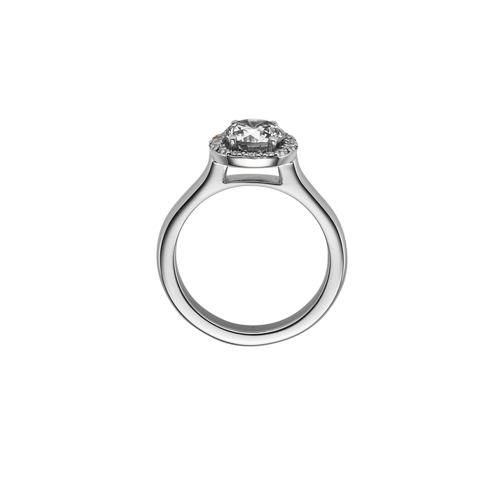 Leo Wittwer - Candlelight Solitaire Ring – 11-0980273-5150 – Weißgold – Diamanten - Ring für Damen bei Juwelier Krebber