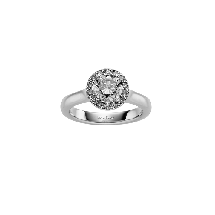 Leo Wittwer - Candlelight Solitaire Ring – 11-0980273-5150 – Weißgold – Diamanten - Ring für Damen