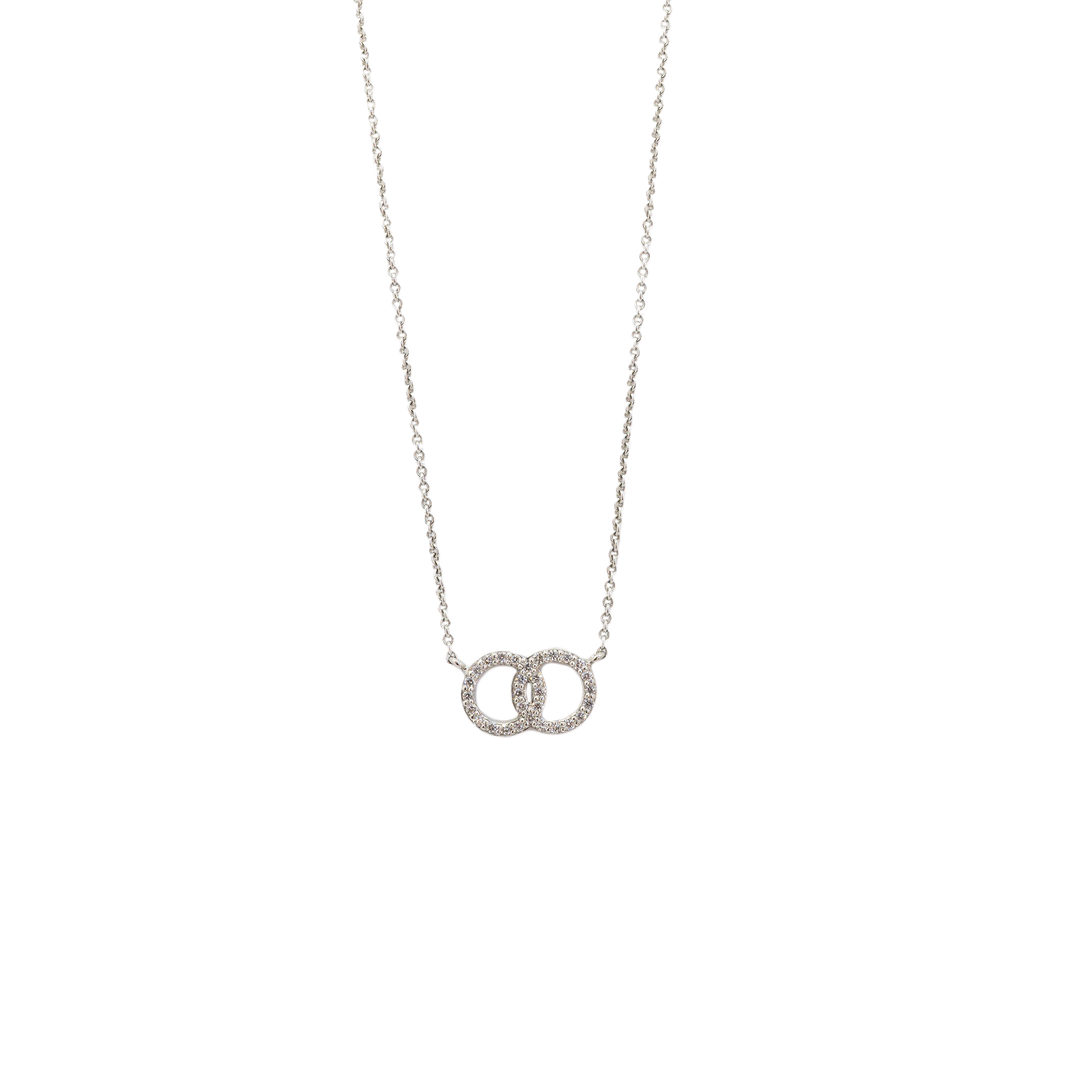 Leo Wittwer Panta Rhei Halskette – 31-0959271-1000 – Weißgold – Diamanten - Halskette für Damen