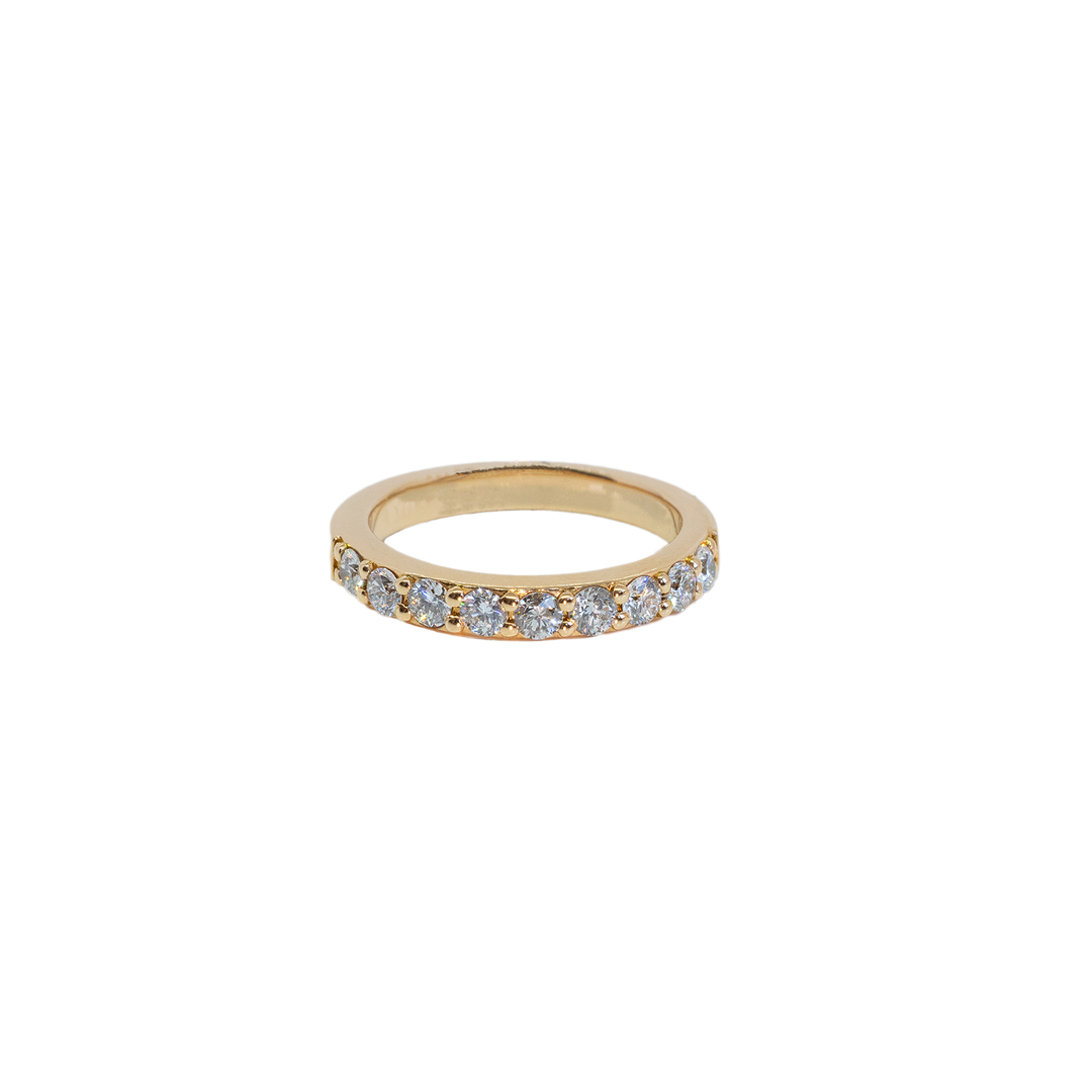 Leo Wittwer Memoire Ring 11-0809273-1001 aus Roségold und neun Diamanten