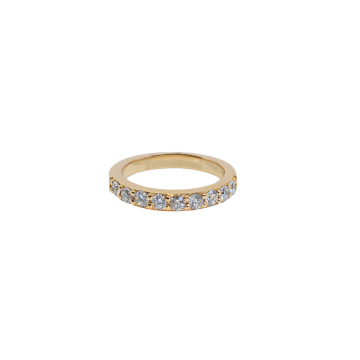 Leo Wittwer Memoire Ring 11-0809273-1001 aus Roségold und neun Diamanten
