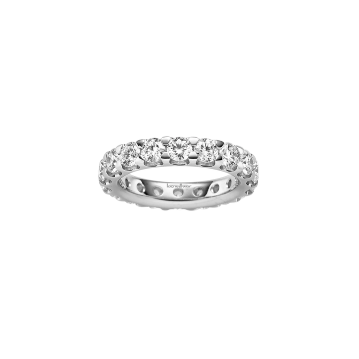 Leo Wittwer - Candlelight Memoire Ring – 11-0947071-1004 – Weißgold – Diamanten - Memoire Ringe für Damen