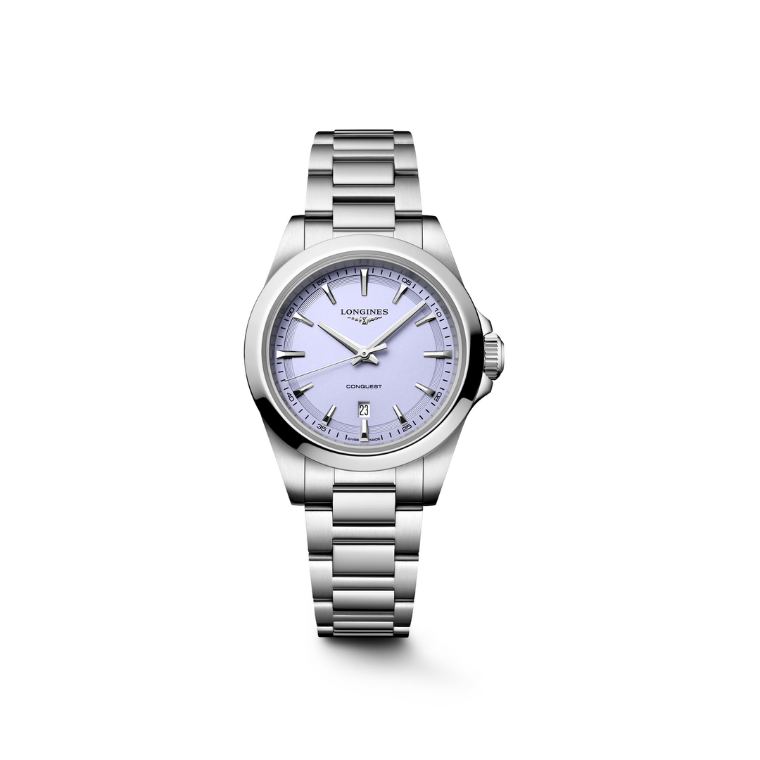 Longines Conquest - L3.350.4.02.6 – Quarzwerk – Lavendel - 30 mm - Damenuhr