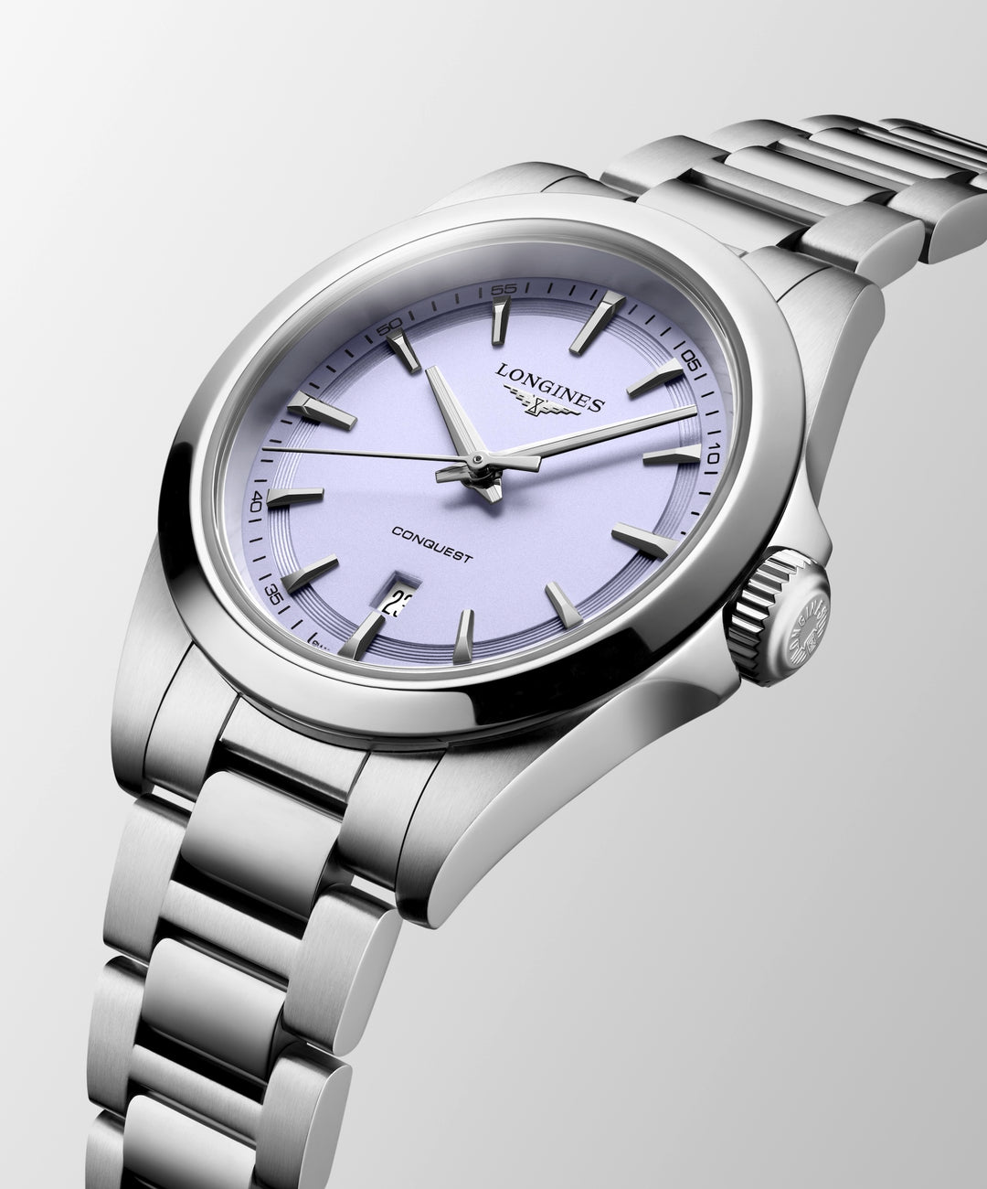 Longines Conquest - L3.350.4.02.6 – Quarzwerk – Lavendel - 30 mm - Damenuhr bei Juwelier Krebber