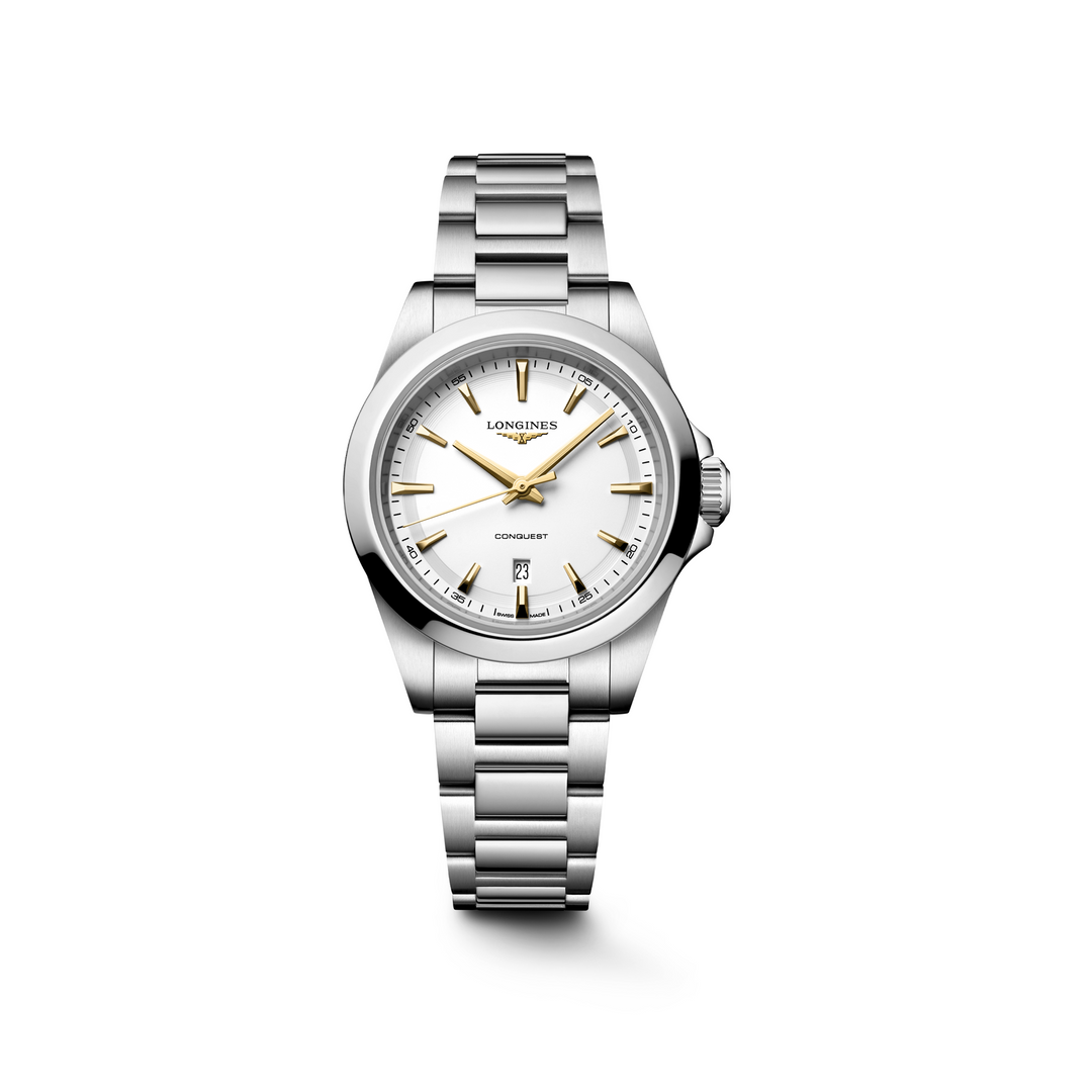 Longines Conquest - L3.350.4.12.6 – Quarzwerk – weiß - 30 mm - Damenuhr