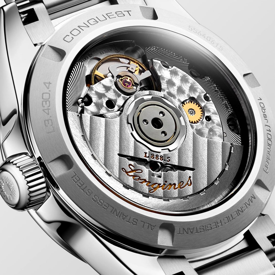 Longines Conquest - L3.430.4.92.6 – Automatikwerk – hellblau - 34 mm - Damenuhr mit Automatikwerk