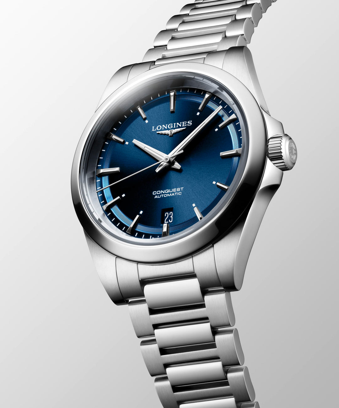 Longines Conquest – L3.720.4.92.6 - Automatikwerk – blau - 38 mm - Herren- und Damenuhr in blau