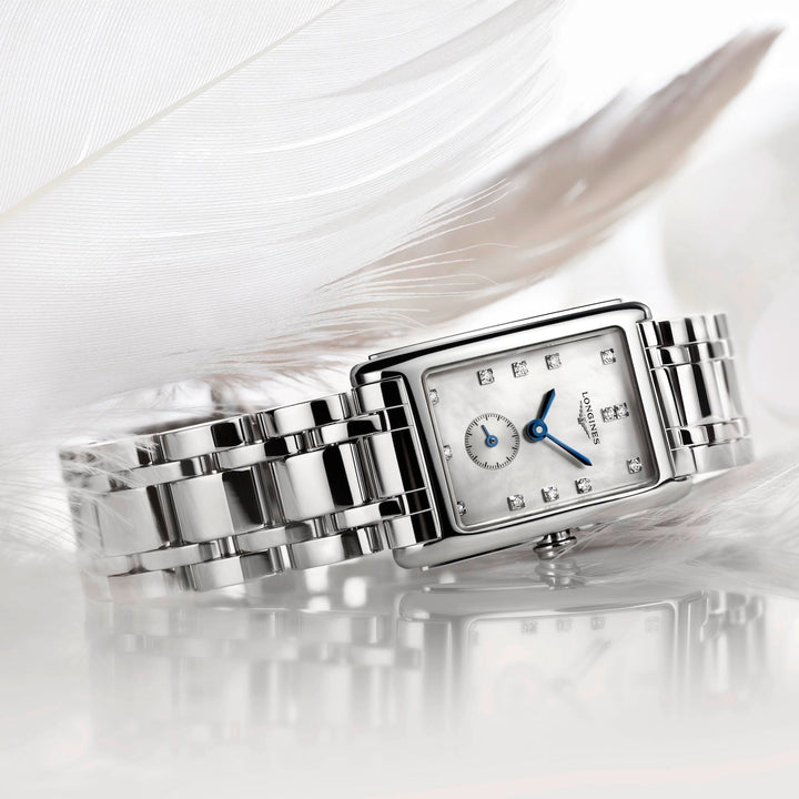 Longines - DolceVita - L5.255.4.87.6 – Quarzwerk – silber - 20,8 mm x 32 mm - Damenuhr
