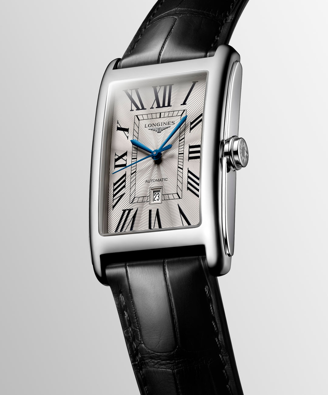 Longines - DolceVita - L5.767.4.71.0 – Automatikwerk – silber, schwarz - 28,20 mm x 47,00 mm - Herrenuhr 
