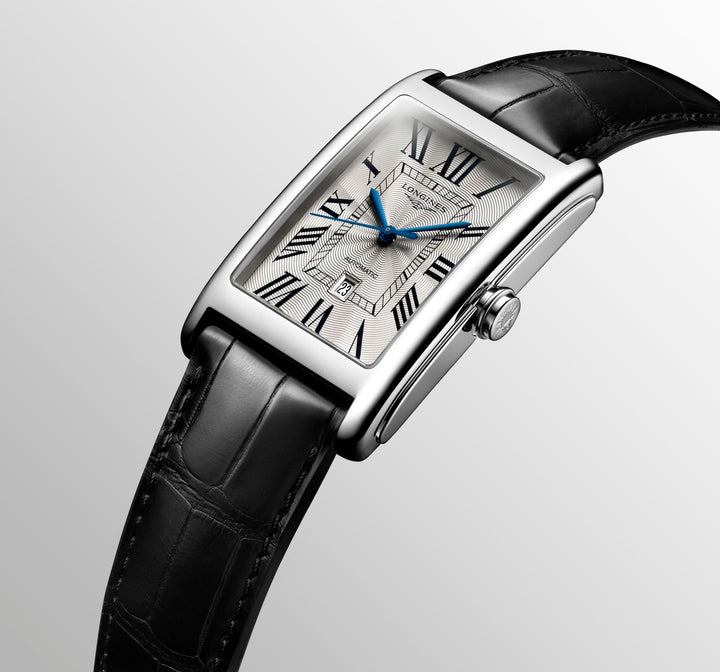 Longines - DolceVita - L5.767.4.71.0 – Automatikwerk – silber, schwarz - 28,20 mm x 47,00 mm - Herrenuhr in Mönchengladbahc kaufen